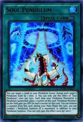 Soul Pendulum - DUPO-EN013 - Ultra Rare - 1st Edition Near Mint Duel Power