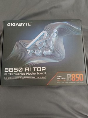 GIGABYTE AM5 B850 AI TOP Gaming Desktop Motherboard - Open Box / Unused