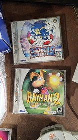 SEGA Dreamcast Console, 2 Controllers, 2 Games, Sonic The Hedgehog