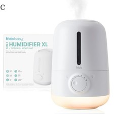 Frida Baby 3-in-1 Top Fill Humidifier for Bedroom,6L Tank Cool Mist Humidifier C
