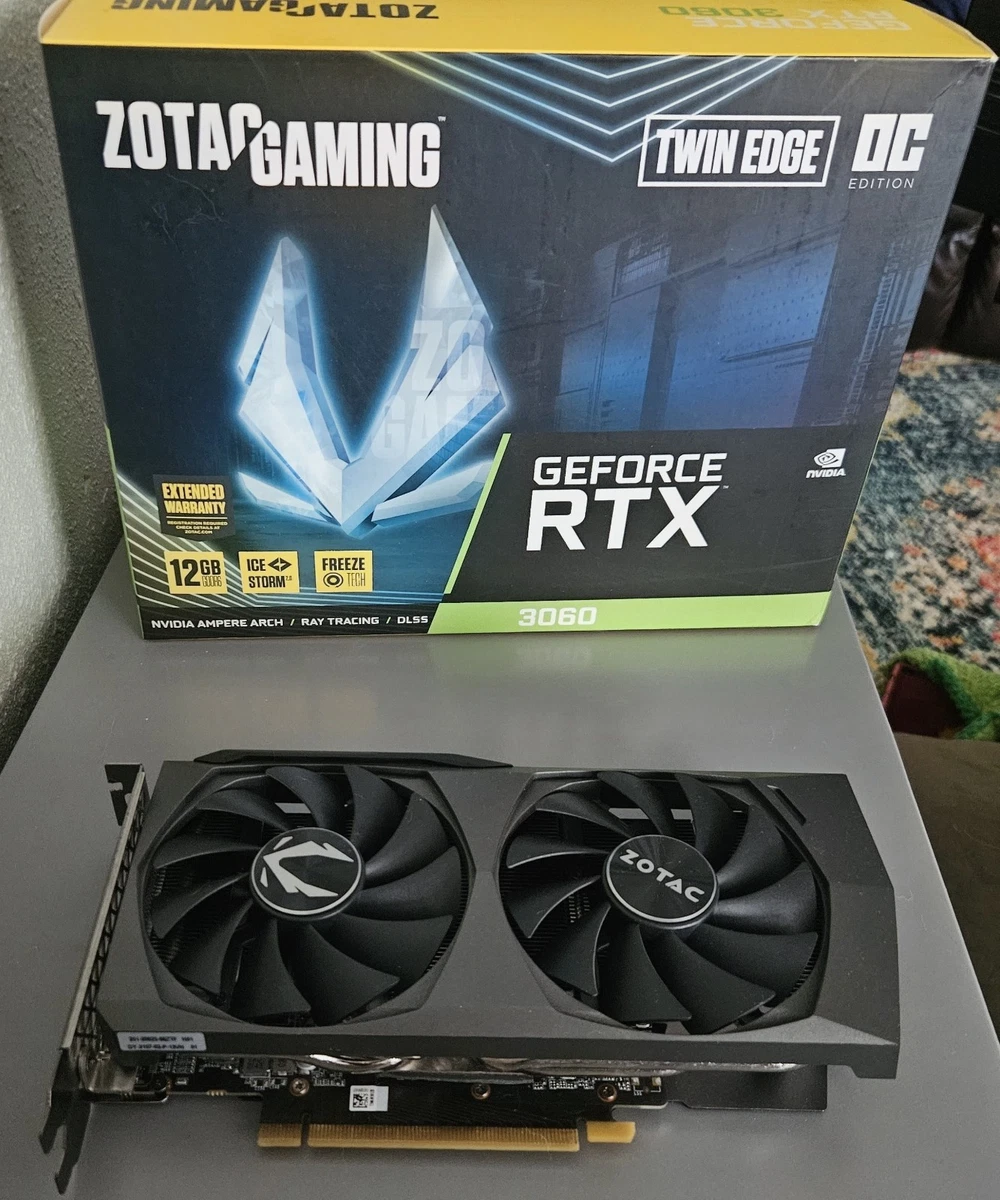 ZOTAC NVIDIA GeForce RTX 3060 12GB GDDR6 Computer Graphics Cards