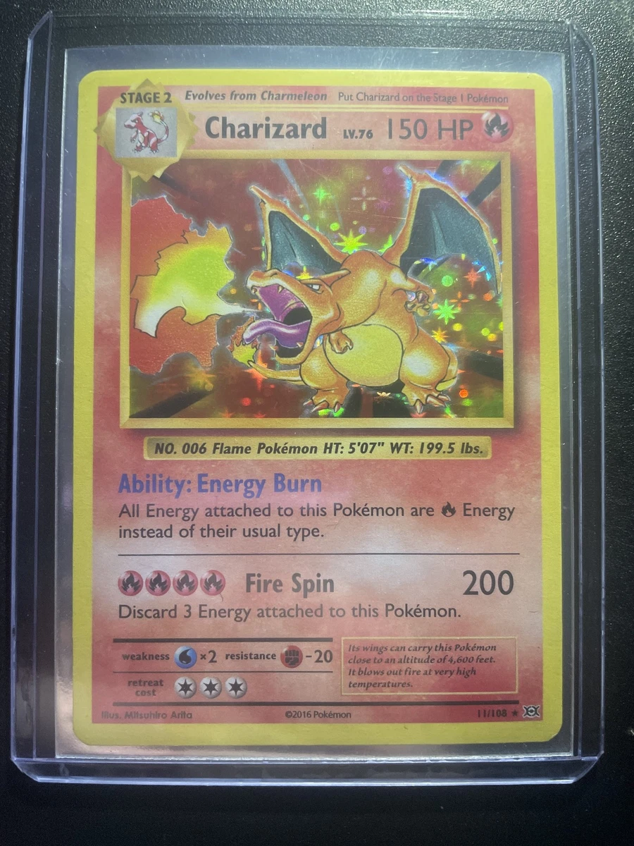 Charizard Pokémon TCG Evolutions Individual Collectible Card Game