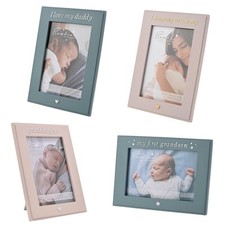 Bambino Resin Photo Frame 4'x6' Picture - Choose Design