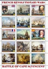 Stamp sheet French Revolutionary Wars Battle of Cape St. Vincent 2019 Abkhazia