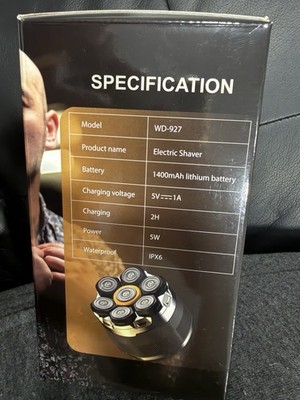 HEAD SHAVER  7D  Electric Rotary Shaver Designed for Your Head    NIWUIO