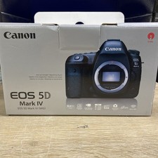 Canon EOS 5D Mark IV 30.4MP Digital SLR Camera - Black (Body Only) Boxed- Faulty