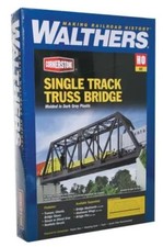 Walthers Cornerstone 933-3185 Single-Track Railroad Truss Bridge - Kit- HO Scale