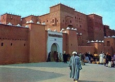 Morocco Ouarzazate, Morocco Maroc Draâ Tafilalet la Kasbah Taourirt #PAC367
