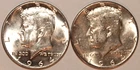 1964-D and 1964-P Kennedy Half Dollars - AU - #3853K50