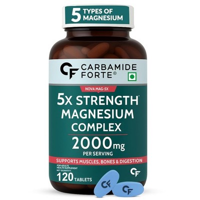 Carbamide Forte Magnesium 2000mg 120 Tabs   Glycinate & Citrate