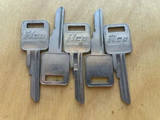 GM B63 / P1098CV Key Blanks. Lot If Five(5) Blank Ilco USA Keys