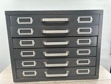 Vintage Neumade 6 Drawer Steel Metal Cabinet Organizer Stackable For Files Tools