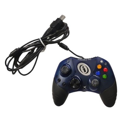 Xbox Powerpad Pro Blue I-21021 Remote Controller With Cable Tested Working