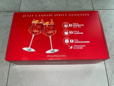 CAMPARI - 4 Gläser - Campari - Gläserset - NEU - Bild 1 von 2
