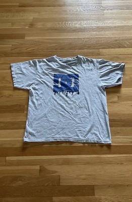 DC Shoe Co Skateboarding OG Gray Short Sleeve T-Shirt Men's Size Large RETRO 90s