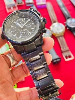 Mint Seiko Flightmaster SNAB69P1 7T62-0HM0 Chronograph Quartz