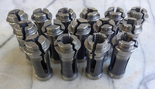 Hardinge #10 Collets Brown &Sharpe Screw Machine Collets B&S Nice 15 pc Lot