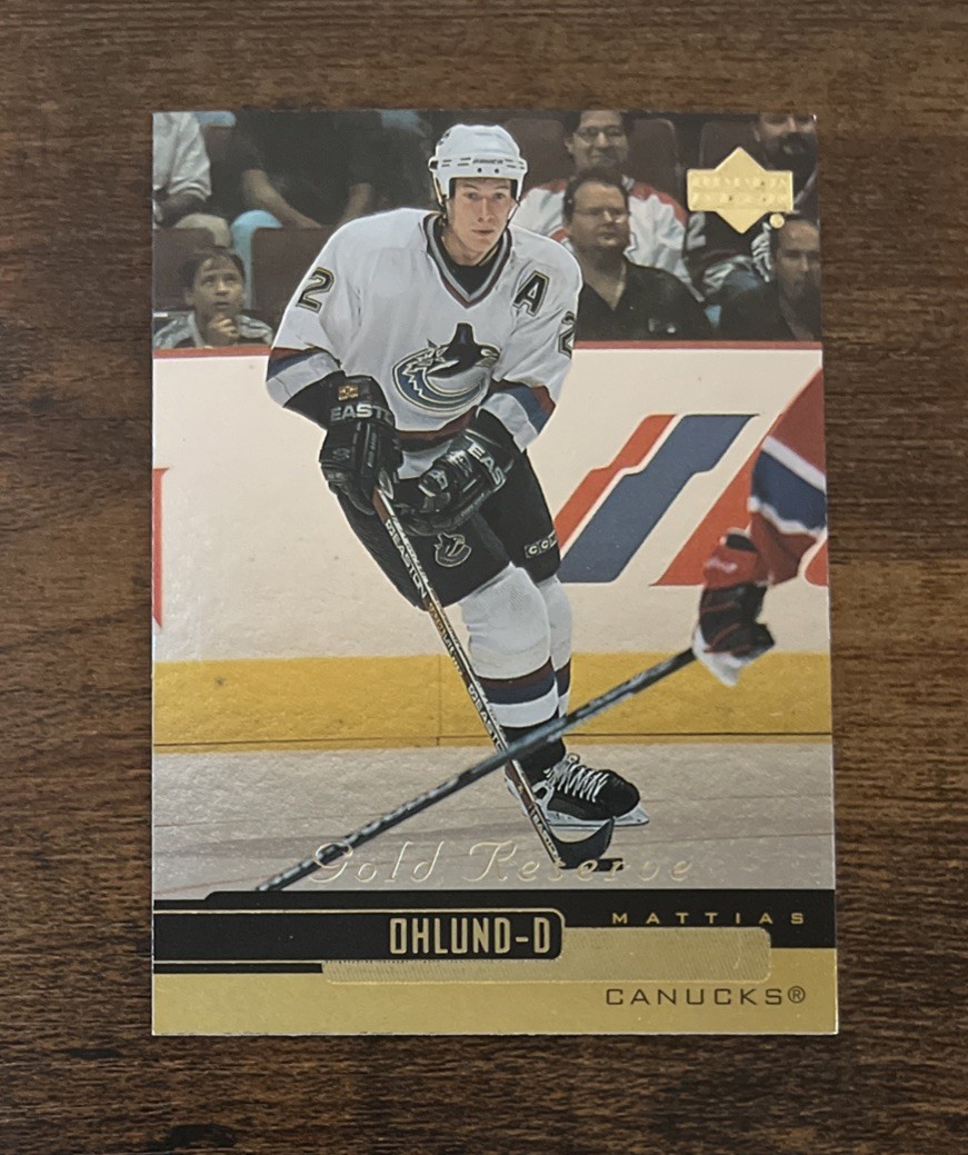 1999-00 Upper Deck Gold Reserve #299 Mattias Ohlund Vancouver Canucks
