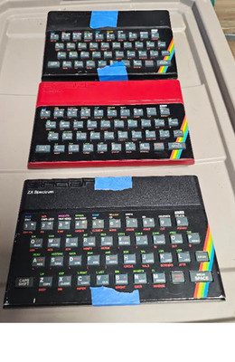 Sinclair ZX Spectrum 48k RAM Vintage computer  lot (3)