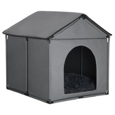 Medium Dog House Soft Indoor Int 26x24x20in/Ext 28x26x28in w/Soft Cushion ...