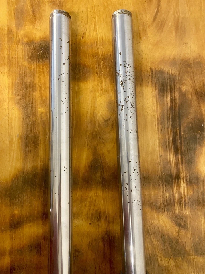 Harley FXD Dyna Super Glide Sport 1999 99 horquillas delanteras rectas de doble disco 39 mm Foto 3 de 4