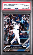 2024 TOPPS NOW LOS ANGELES DODGERS WORLD SERIES CHAMPIONS SHOHEI OHTANI PSA 10