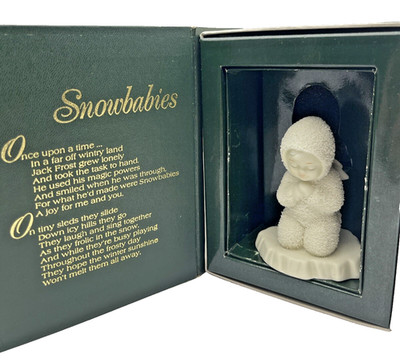 Department 56 Winter Tales of the Snow Babies I Made This Just For You