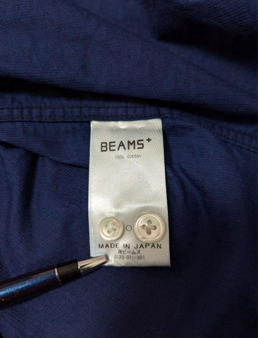 (ASK availability First) BEAMS PLUS Shirt Indigo … - image 7