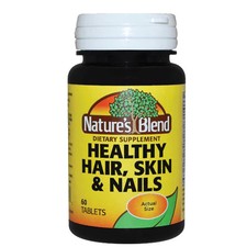 Image of Healthy Hair Skin And Nails 60 Tabs by Nature's Blend