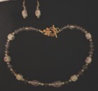Artist  Hypo Venencia Wedding Cake, Gold Foil, Facet crystal, Roses Necklace Set — photo 2