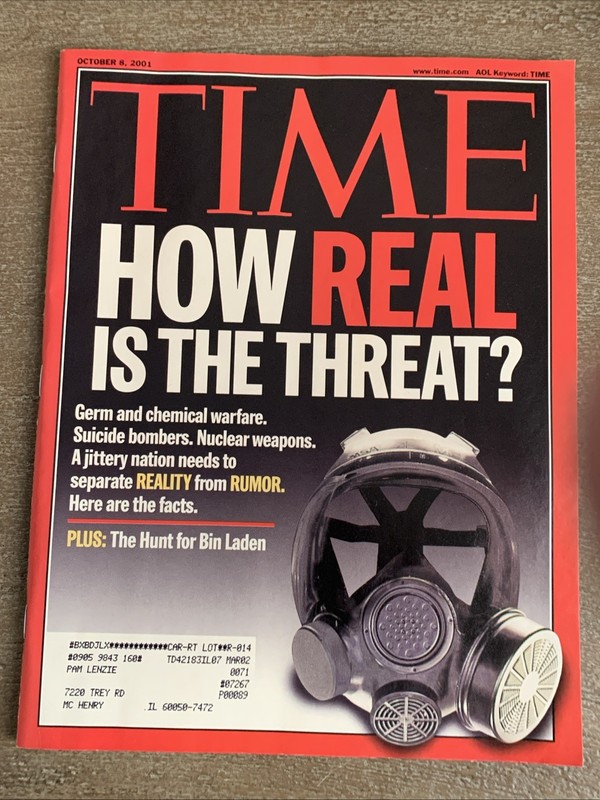 TIME Magazine October 8 2001 How Real is Threat