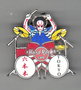 Hard Rock Cafe Pin: Tokyo Metal Drummer le300