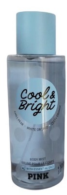 NEW VICTORIA'S SECRET PINK Cool & Bright BODY MIST SPRAY 8.4 FL OZ FULL SIZE