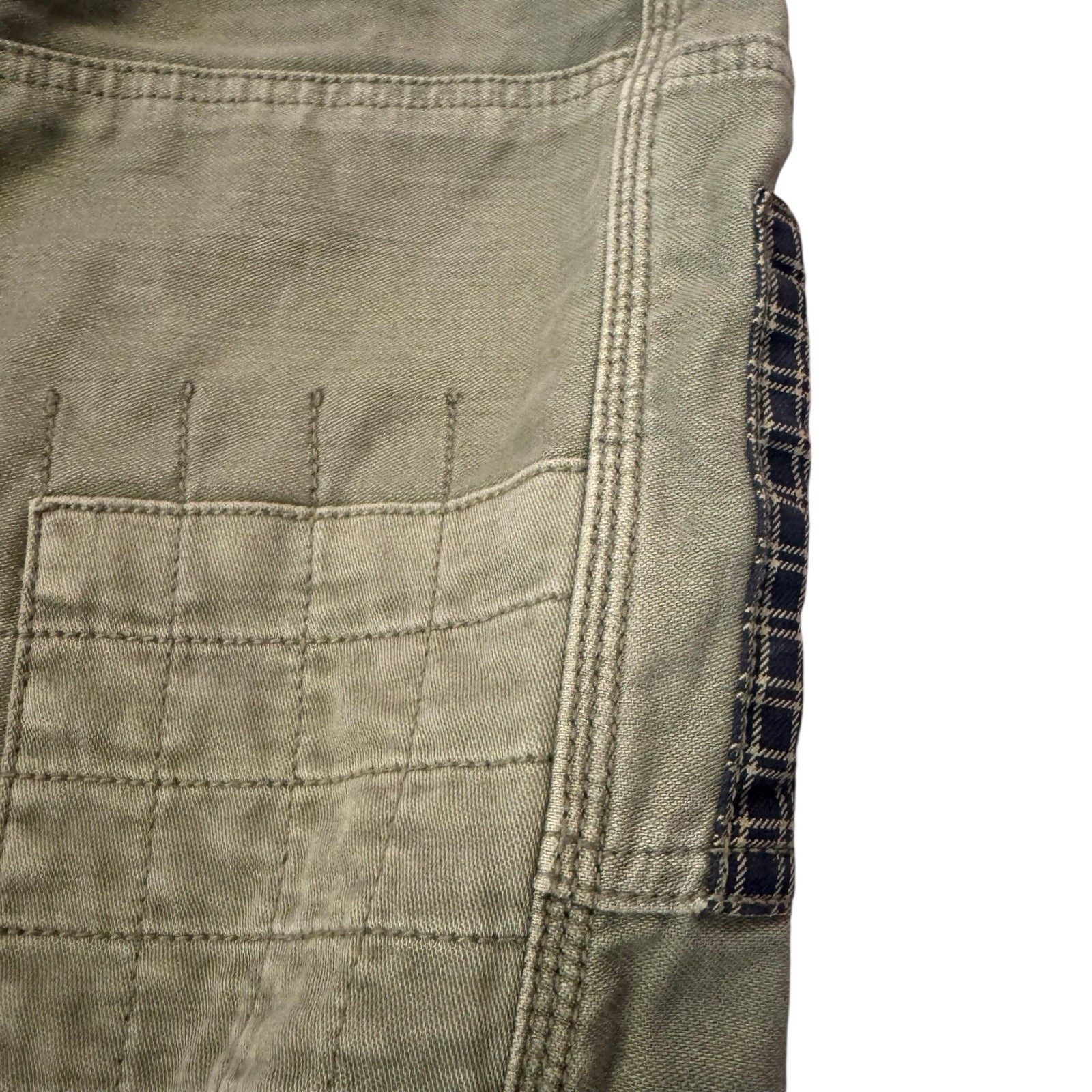 American Eagle Carpenter Patchwork Stretch Utilit… - image 7