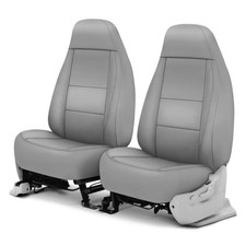 For Ford Ranger 96-97 Premium Leatherette 1st Row Light Gray Custom Seat Covers For Ford Ranger 96-97 Premium Leatherette 1st Row Light Gray Custom Seat Covers