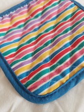Vintage 1986 Fisher Price Fun With Food Square Pot Holder Rainbow 2111 R...