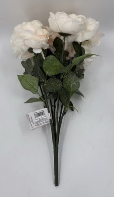 Bloom Room  Holiday Floral Bush  Artificial Foliage Flowers Jo-Ann Pink New NWT