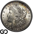 1921 Morgan Silver Dollar Coin, Lustrous Gem BU++ Final Yr Issue