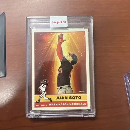 Juan Soto Topps Project 70 Quiccs #526 /1278 1976 Design with Box