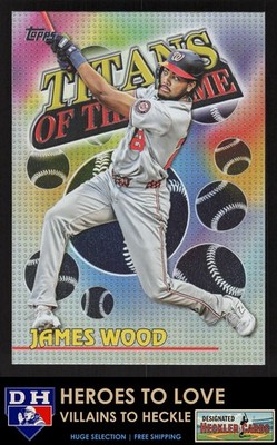 2026 Topps Titans of the Game James Wood #TOG-15 Washington Nationals
