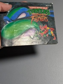 TMNT Teenage Mutant Ninja Turtles Tournament Fighters NES Manual Only -Authentic