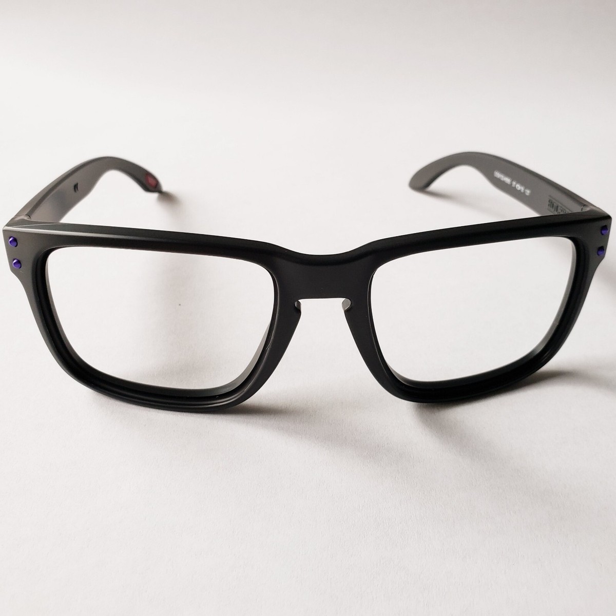 Oakley Holbrook Matte Black Purple Icons Replacement Frame Only