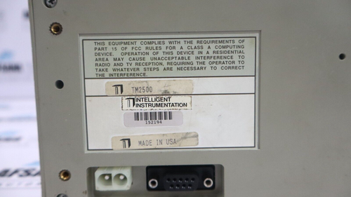BURR-BROWN | TM2500 | PROGRAMMING TERMINAL WITH NUMERIC KEYPAD - Picture 9 of 9