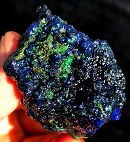 91,4g RAW Complete RARE Natural Azurite & Green Malachite Specimen ic9986 - Bild 6 von 17