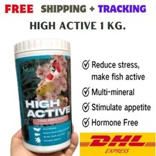 High Active Thai Mineral Fish Food Cichlid Goldfish Flowerhorn Betta Koi 1000g