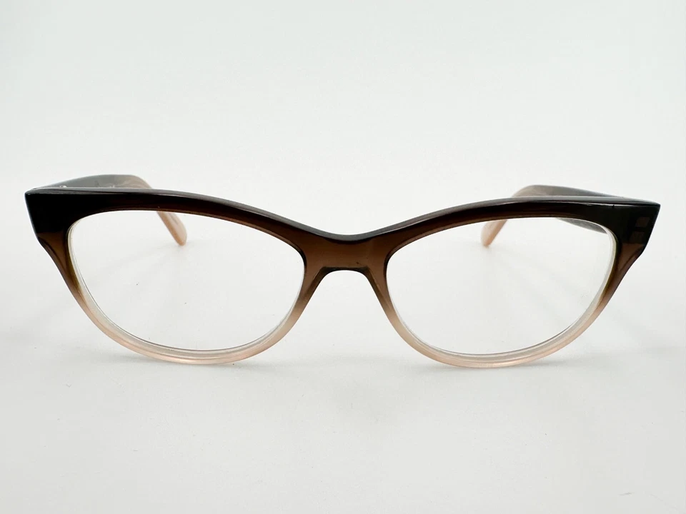 Monturas de gafas Masunaga 008 #23 marrón 49[]16-140 beige ojo de gato Japón J456 Foto 2 de 4