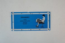 Drabert Drehstühle orthopädische Bürostühle 60/70er Jahre Prospekt vintage B5260