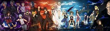 Anime kingdom hearts disney multi Custom Playmat Mat Pad