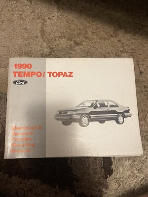 1990 Tempo/Topaz Electrical And Vacuum Troubleshooting Manual 