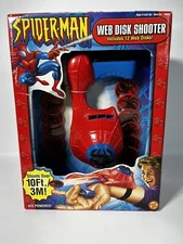 2002 Toy Biz Spider-Man Web Disk Shooter With 12 Disks